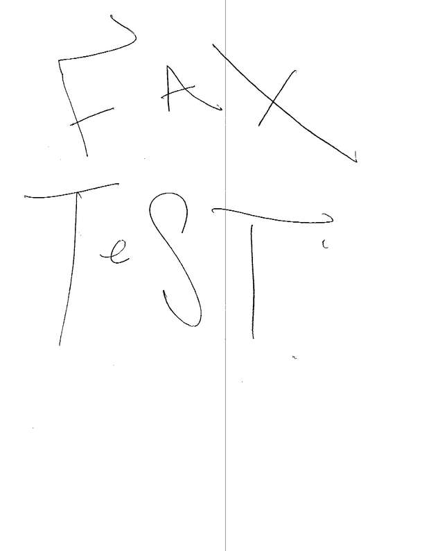 Fax page