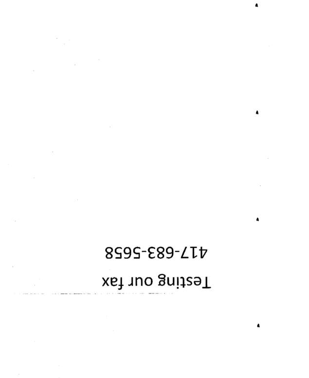 Fax page