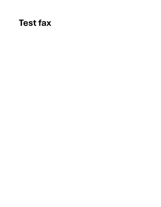 fax page