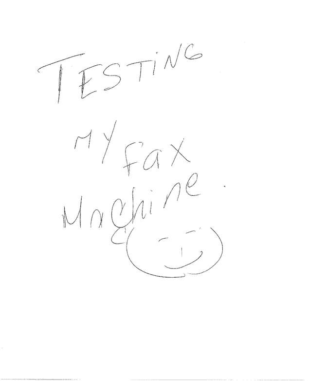 Fax page