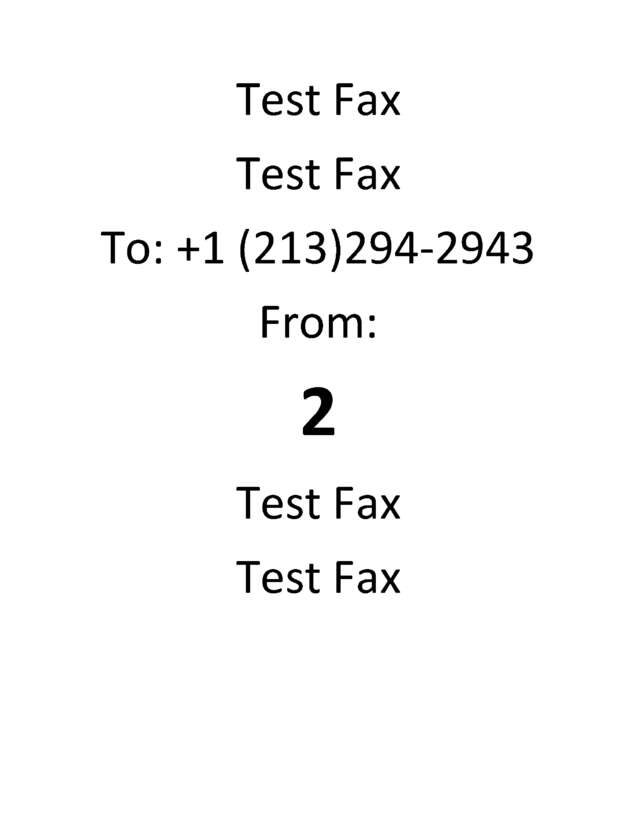 fax page