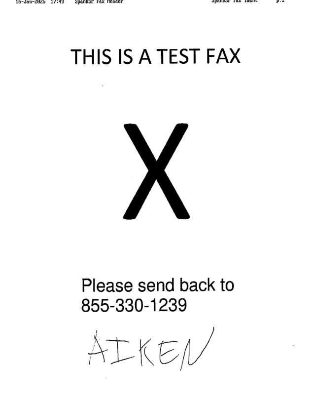 fax page
