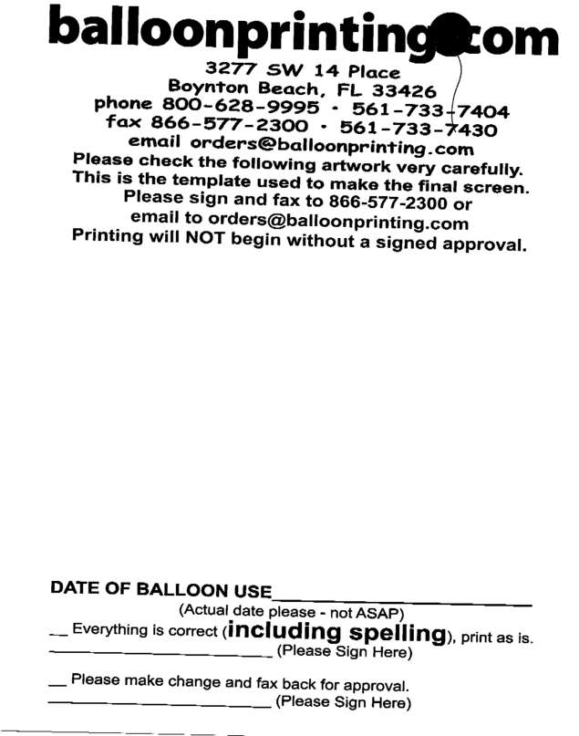 Fax page