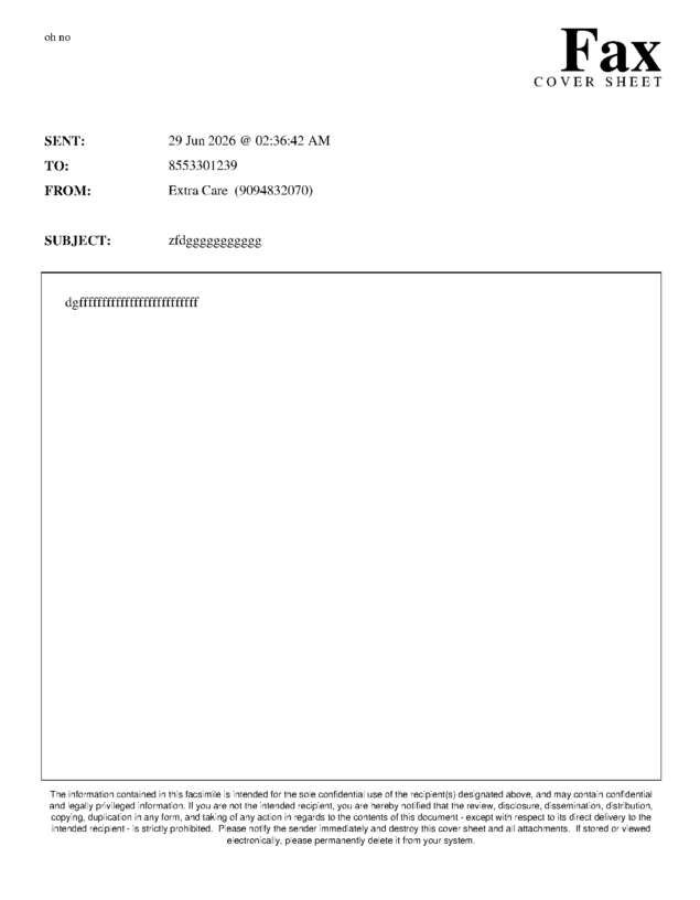 fax page