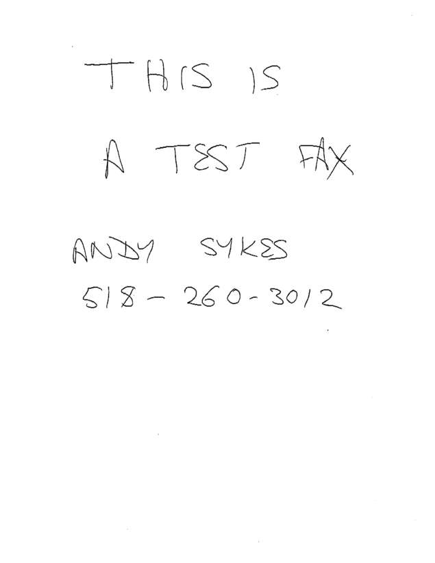 fax page
