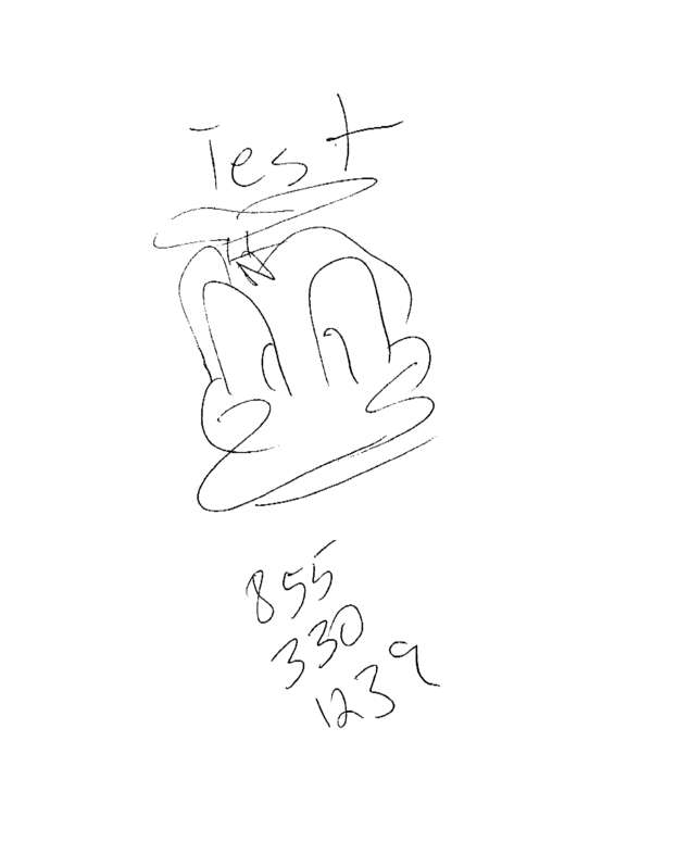 Fax page