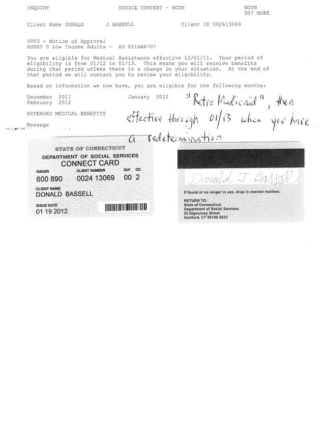 Fax page