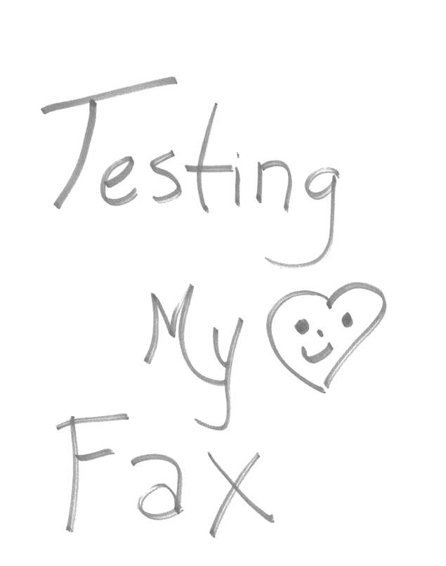 Fax page