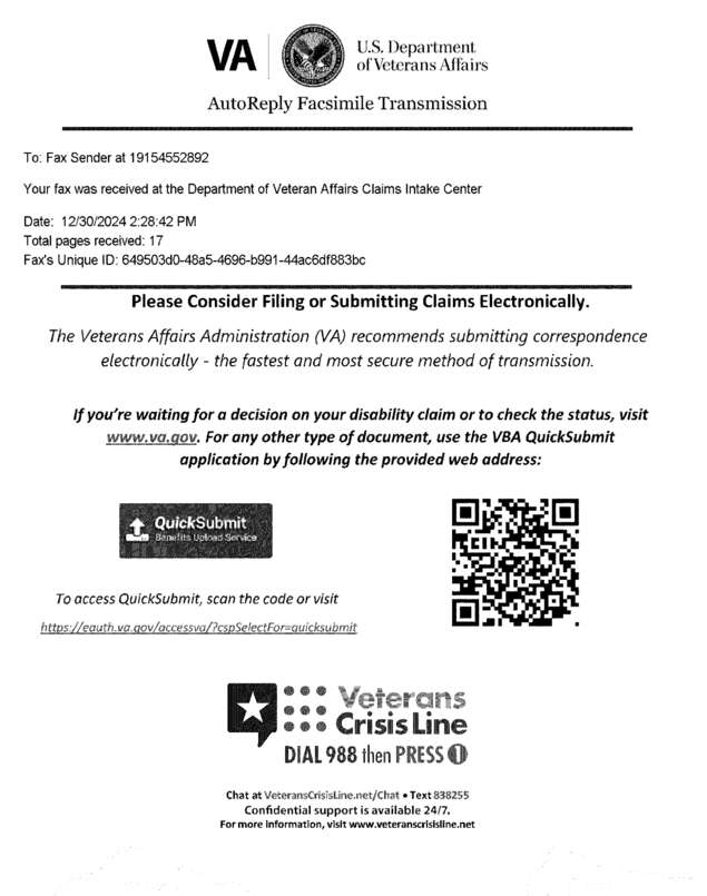 Fax page