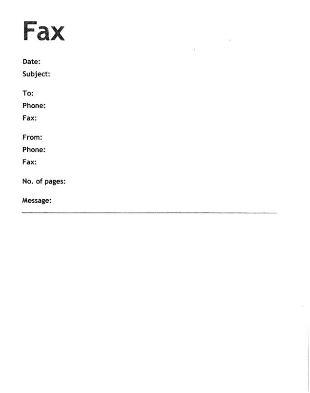fax page