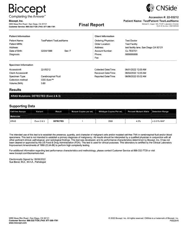 Fax page
