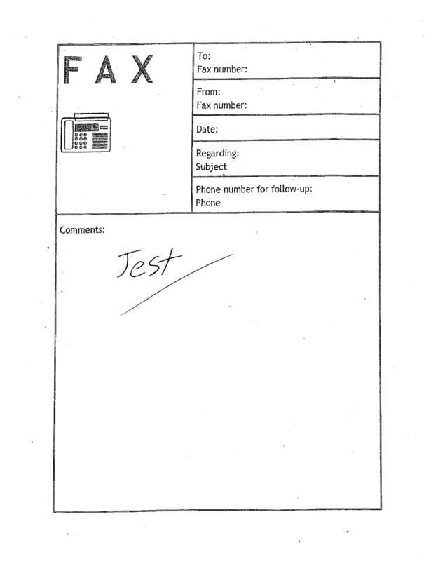 fax page