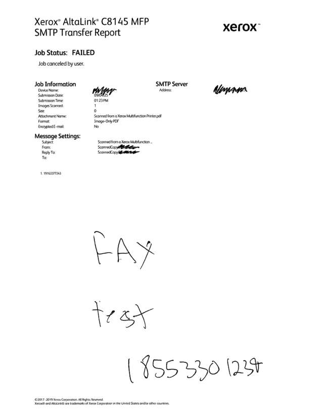 fax page