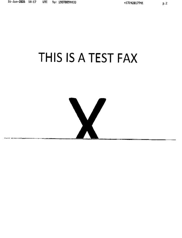 fax page