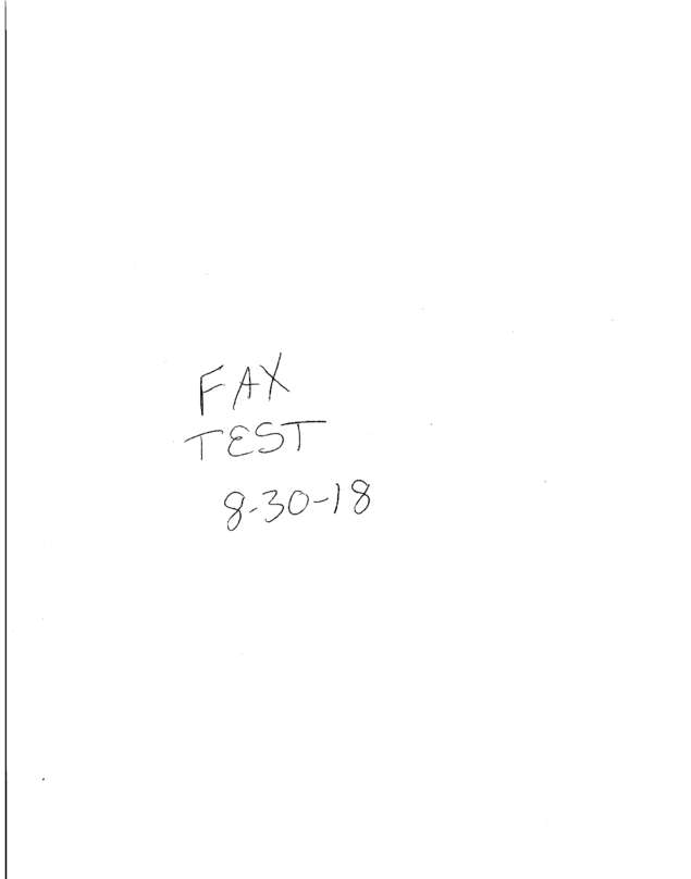 Fax page