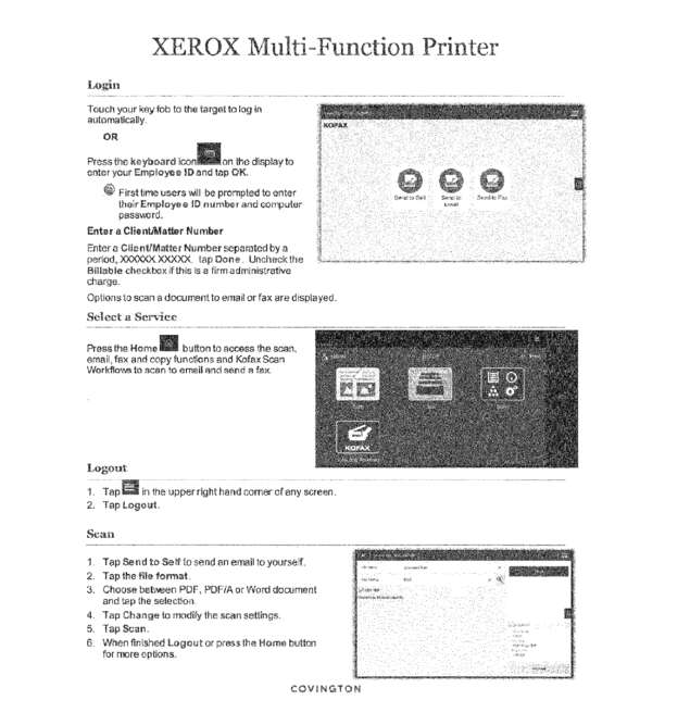 Fax page
