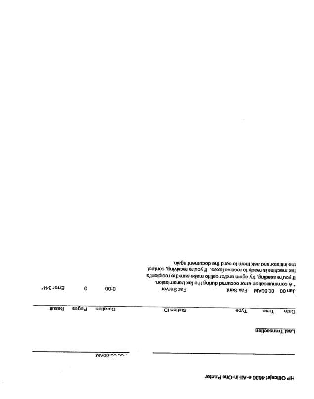 Fax page