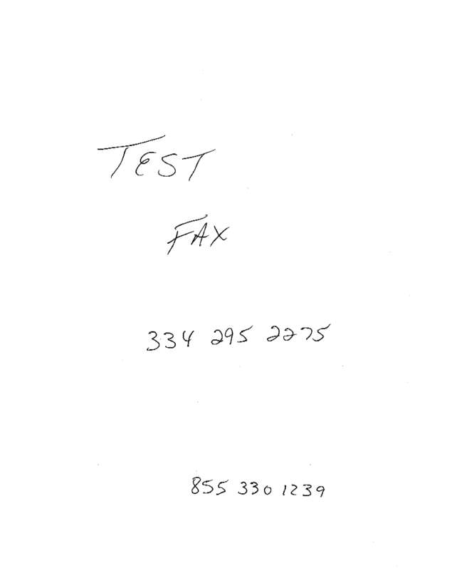 fax page