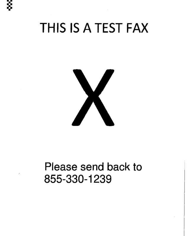 fax page