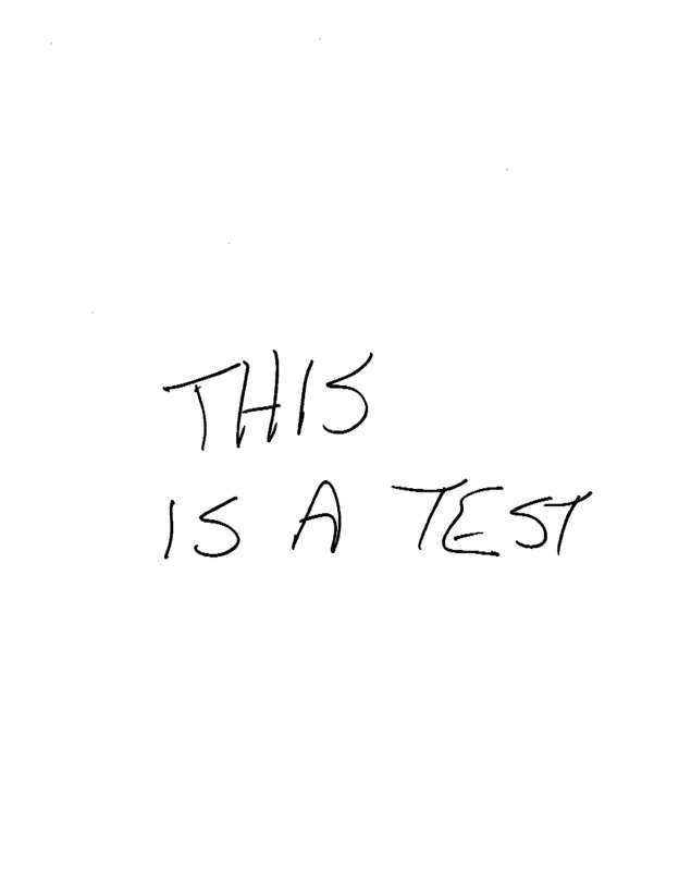 Fax page