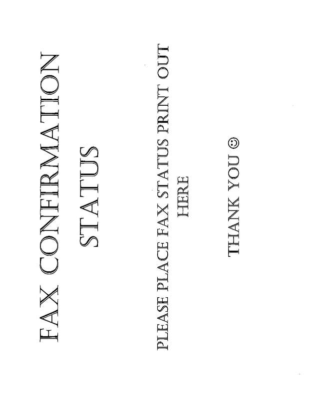 Fax page