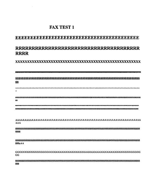Fax page