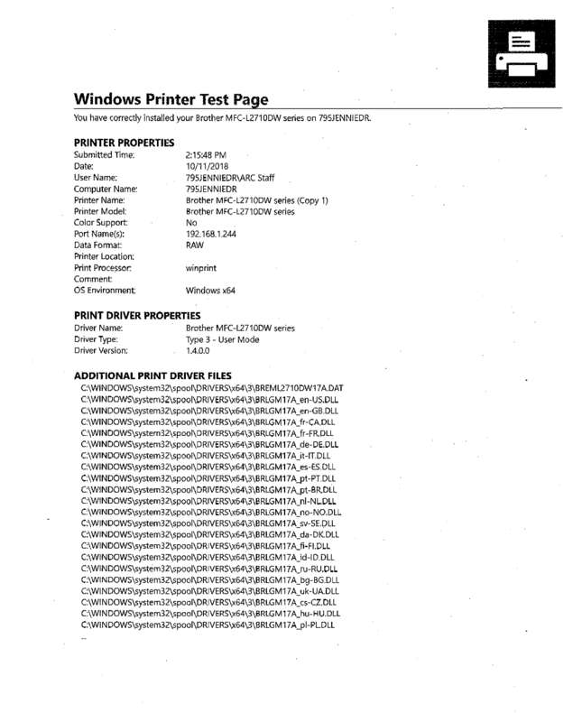 Fax page