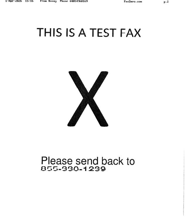 fax page