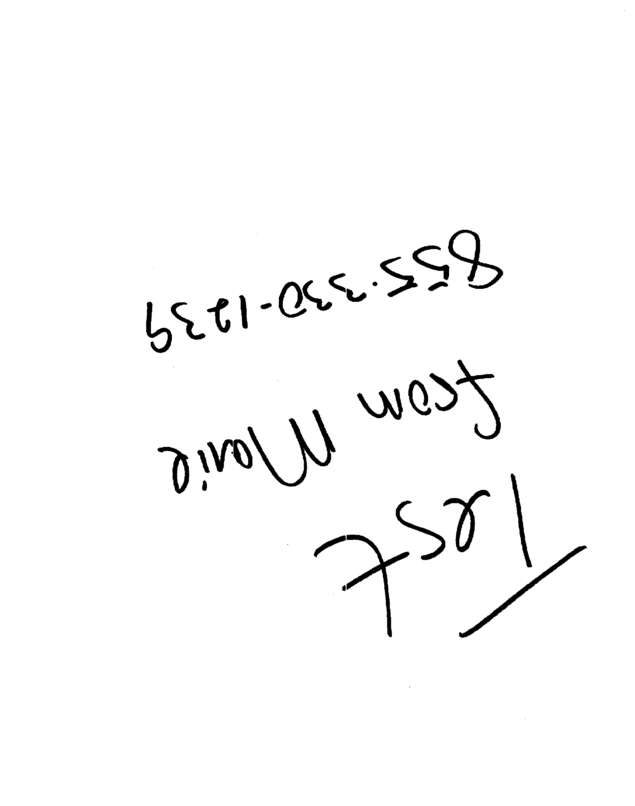 Fax page