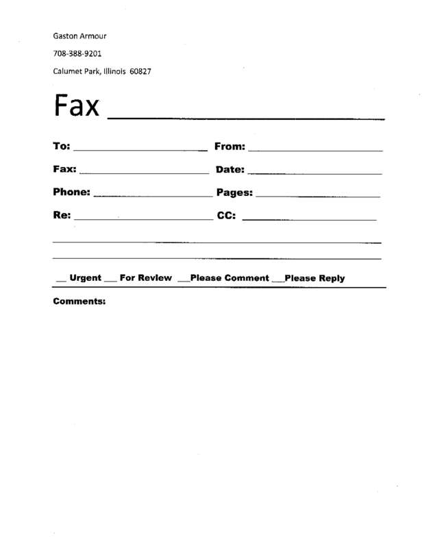 fax page