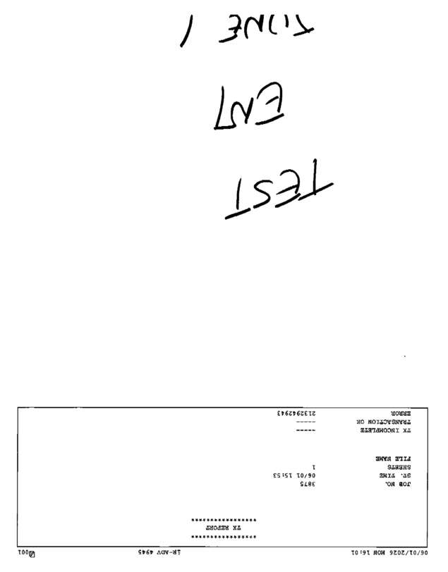 fax page