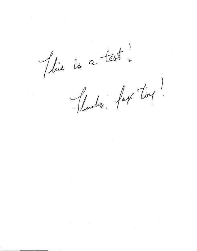 Fax page