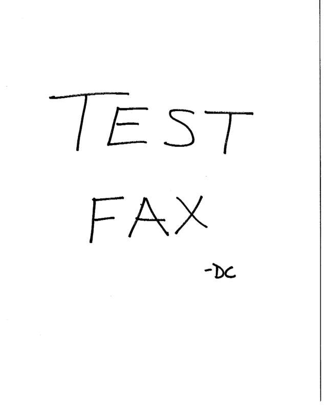 fax page