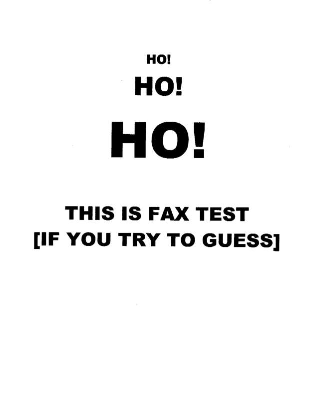 Fax page