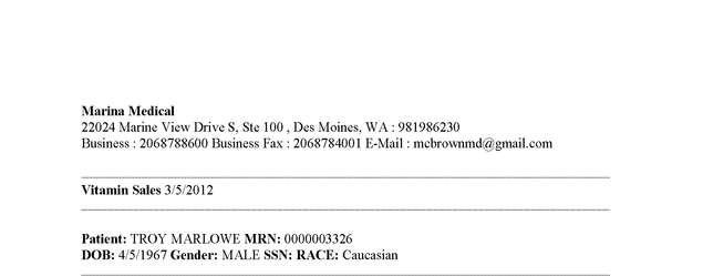 Fax page