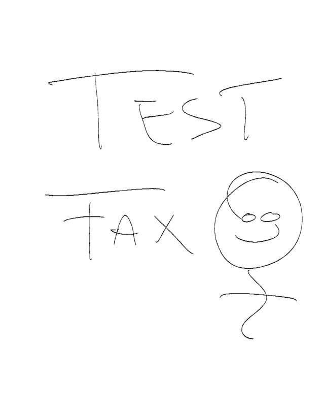 fax page