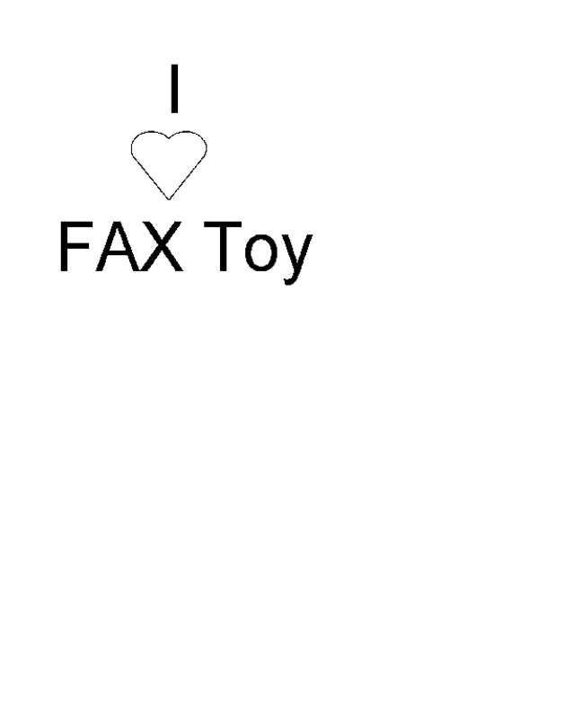 Fax page
