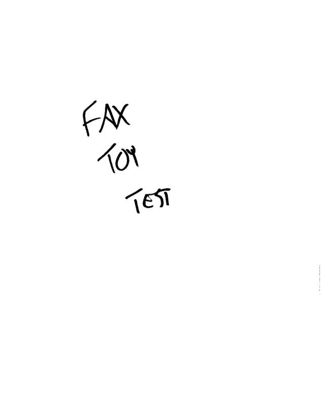Fax page