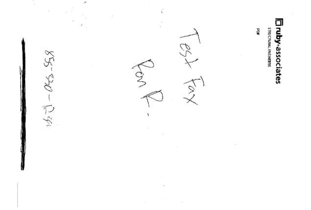 Fax page