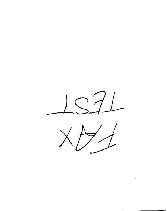 Fax page