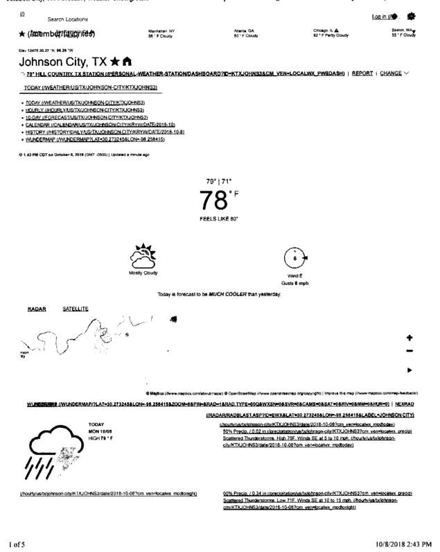 Fax page