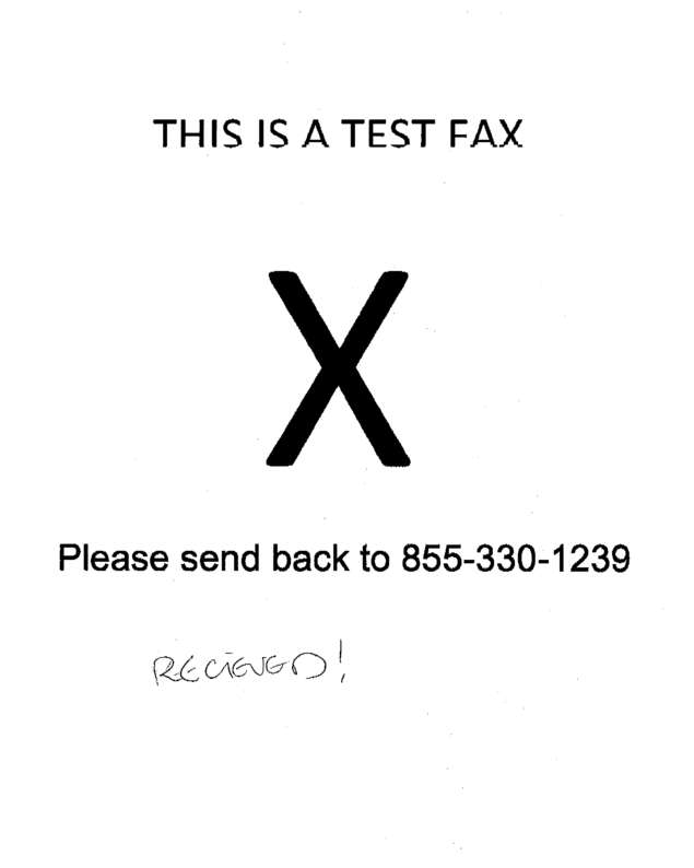 fax page