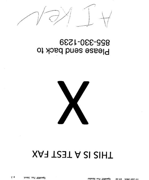 fax page