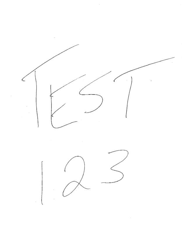 Fax page