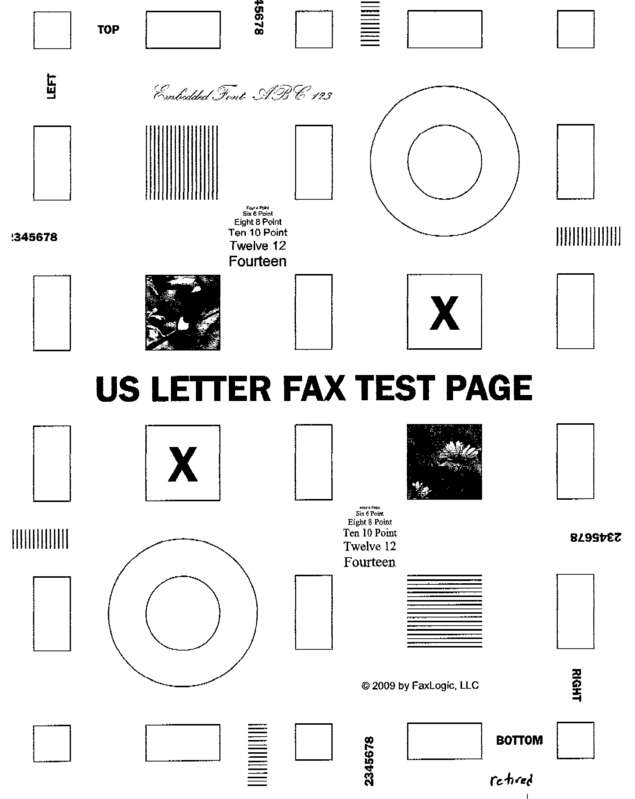 Fax page