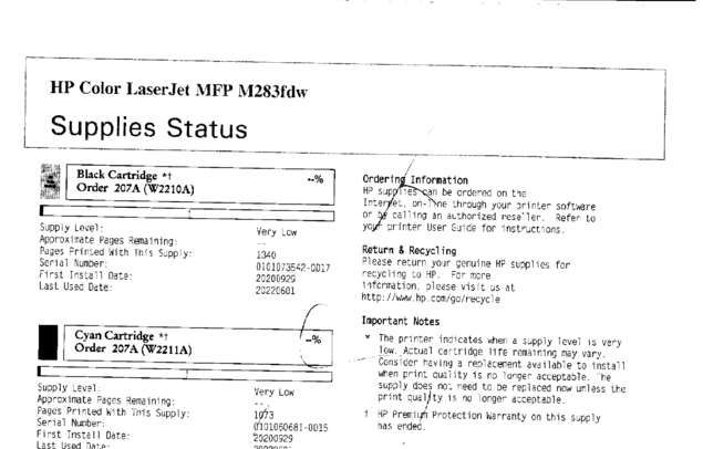 Fax page