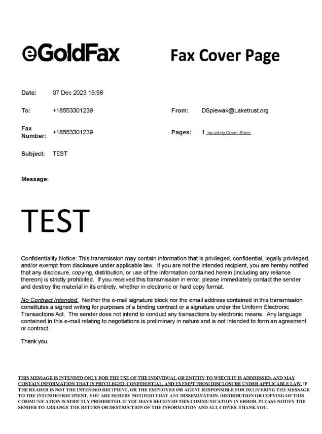 fax page