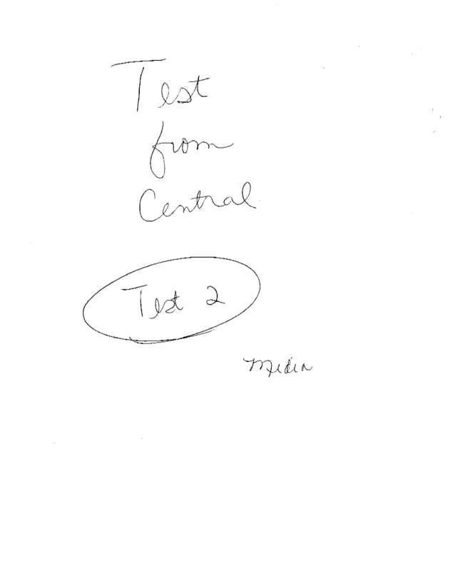 Fax page