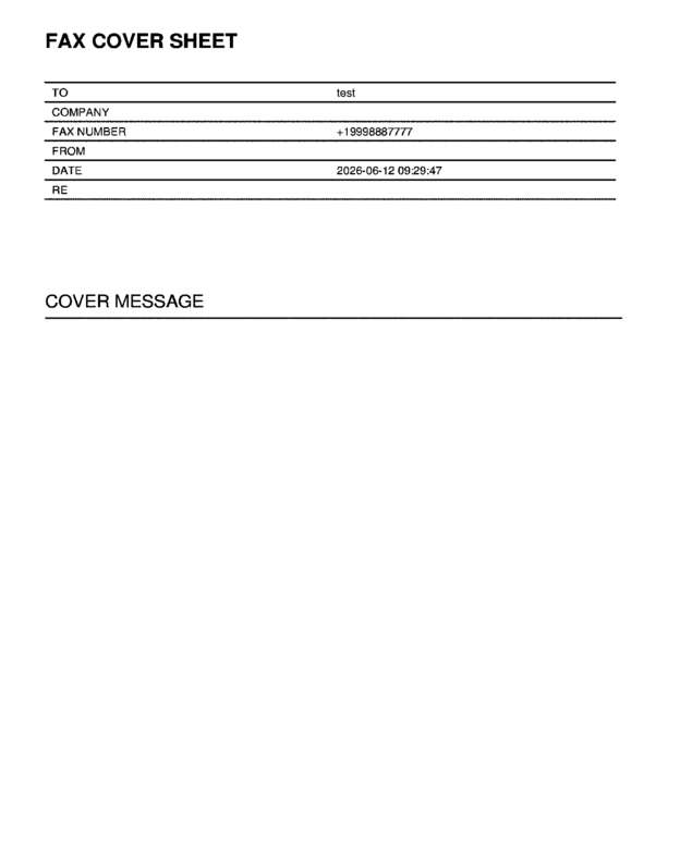 fax page
