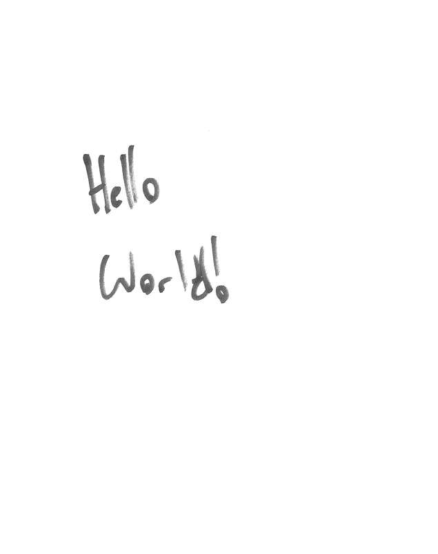 Fax page